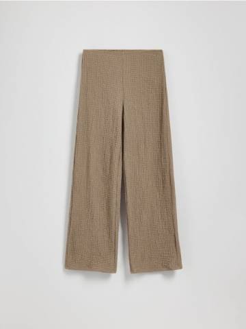 Reserved - LADIES` TROUSERS - бежевий - ZQ700-08X Reserved - LADIES` TROUSERS - бежевий - ZQ700-08X