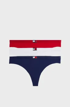 Женские трусики (3 шт) THONG Разноцветный M Tommy Hilfiger UW0UW06139