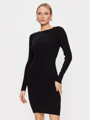 Hugo Трикотажна сукня 50482429 Чорний Slim Fit Hugo Трикотажна сукня 50482429 Чорний Slim Fit