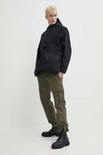 Хлопковая куртка A-COLD-WALL* Cargo Storm Jacket цвет чёрный переходная ACWMO254 Хлопковая куртка A-COLD-WALL* Cargo Storm Jacket цвет чёрный переходная ACWMO254