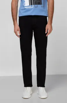 Мужские черные джинсы Черный 31 BOSS 50400079;001