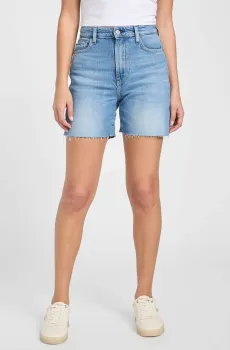 Женские голубые джинсовые шорты Голубой 24 Guess W5GD47.D5B94;F0RM