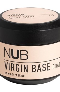 Камуфлирующая каучуковая база для гель-лака NUB Virgin Base Coat 10 Бежевый крем, 30 мл