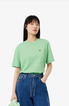 Женская зеленая футболка Зеленый 36 Lacoste TF7215TTF
