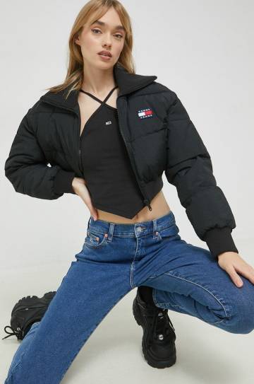 Топ Tommy Jeans женский цвет чёрный Топ Tommy Jeans женский цвет чёрный