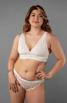 Женский белый бюстгальтер Белый 70F brabrabra SLZ25901201
