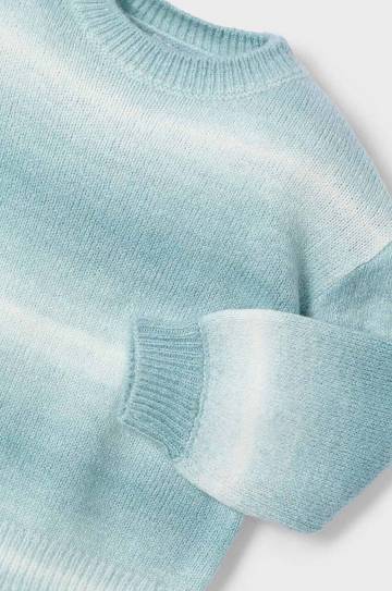 Детский свитер Mayoral цвет бирюзовый 4360