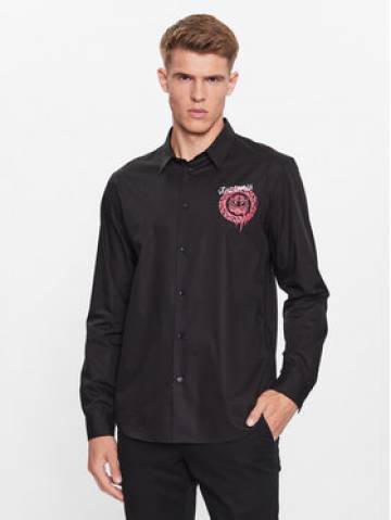 Just Cavalli Сорочка 75OALYS1 Чорний Regular Fit Just Cavalli Сорочка 75OALYS1 Чорний Regular Fit