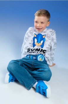 Текстильний ремінь з гаманцем Sonic the Hedgehog - різнобарвний