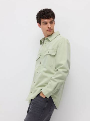 Reserved - Джинсова сорочка regular fit - зелений - 8569H-07J Reserved - Джинсова сорочка regular fit - зелений - 8569H-07J