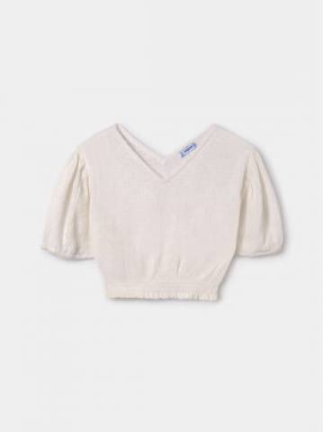 Mayoral Блузка 6102 Білий Regular Fit Mayoral Блузка 6102 Білий Regular Fit