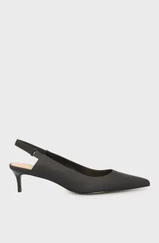 Женские черные кожаные слингбэки Patricia Черный 36 PRPY PRSDS50007W