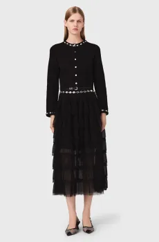 Женский черный кардиган Черный 36 MAJE MFPCA00645_Black