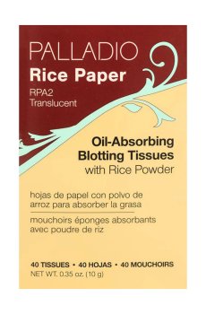 Матирующие салфетки для лица Palladio Rice Paper Oil-Absorbing Blotting Tissues, RPA2 Translucent, 40 шт