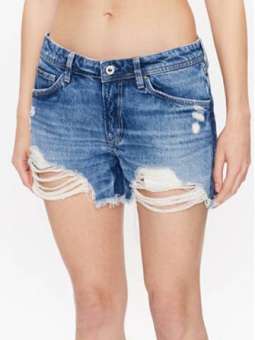 Pepe Jeans Джинсові шорти Thrasher PL801004VT2 Голубий Regular Fit Pepe Jeans Джинсові шорти Thrasher PL801004VT2 Голубий Regular Fit