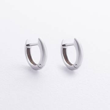 Серьги "Mini" в белом золоте с09091 Серьги "Mini" в белом золоте с09091
