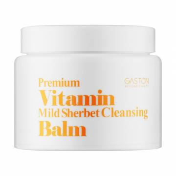 Уценка! Гидрофильный бальзам для лица Gaston Premium Vitamin Mild Sherbet Cleansing Balm, 90 мл