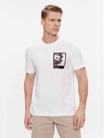 Calvin Klein Футболка Framed Flower Graphic K10K112492 Білий Regular Fit Calvin Klein Футболка Framed Flower Graphic K10K112492 Білий Regular Fit