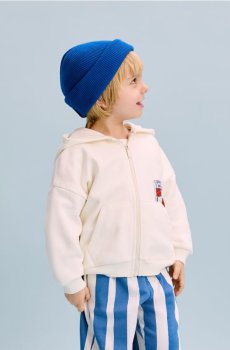 Reserved - Бавовняне худі - кремовий - 685HR-01X