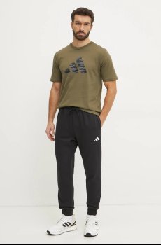 Хлопковая футболка adidas Camo