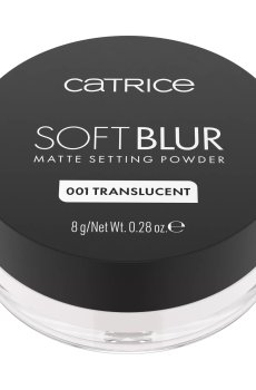 Матирующая пудра для лица Catrice Soft Blur Matte Setting Powder, 001 Translucent, 8 г