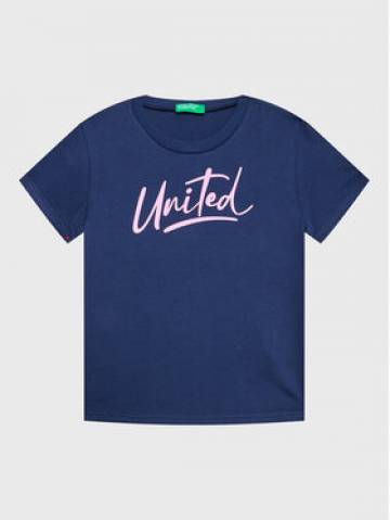 United Colors Of Benetton Футболка 3096C10C8 Cиній Regular Fit United Colors Of Benetton Футболка 3096C10C8 Cиній Regular Fit