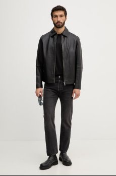 Кожаная куртка BOSS Orange Jogear