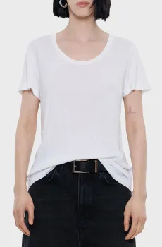 Женская белая футболка Белый L Bimba Y Lola 241BR7420.10050