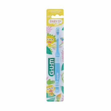 Детская зубная щётка GUM Baby Monster мягкая, голубая, от рождения до 2 лет, 1 шт Детская зубная щётка GUM Baby Monster мягкая, голубая, от рождения до 2 лет, 1 шт
