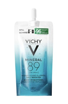 Ежедневный гель-бустер для лица Vichy Mineral 89 Hydrating And Plumping Daily Booster, 50 мл (рефил)