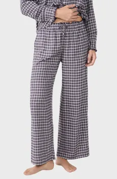 Женские синие брюки в клетку BRIGHTON Синий S Etam 6555451