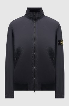 Синяя ветровка с логотиопм