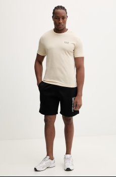 Хлопковая футболка EA7 Emporio Armani