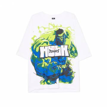 Cropp - Біла футболка з принтом Marvel Rivals Hulk - білий Cropp - Біла футболка з принтом Marvel Rivals Hulk - білий