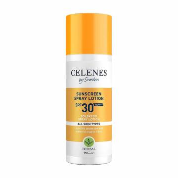 Солнцезащитный спрей-лосьон для лица и тела Celenes Herbal Sunscreen Spray Lotion SPF 30 PA++++, 150 мл Солнцезащитный спрей-лосьон для лица и тела Celenes Herbal Sunscreen Spray Lotion SPF 30 PA++++, 150 мл
