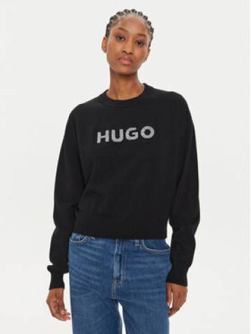 Hugo Светр Slogerix_B 50527754 Чорний Relaxed Fit Hugo Светр Slogerix_B 50527754 Чорний Relaxed Fit