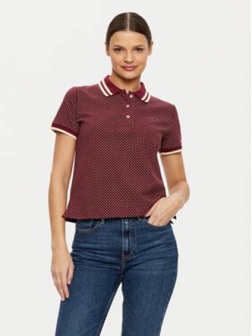 Tommy Hilfiger Поло WW0WW43928 Червоний Slim Fit Tommy Hilfiger Поло WW0WW43928 Червоний Slim Fit