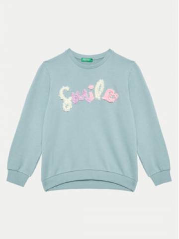 United Colors Of Benetton Світшот 3J68G10FU Блакитний Regular Fit United Colors Of Benetton Світшот 3J68G10FU Блакитний Regular Fit