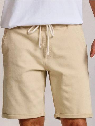 Джинсові шорти - лаймовий