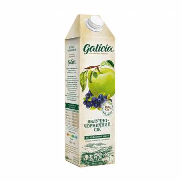 Сок Galicia Яблочно-черничный, 1 л Сок Galicia Яблочно-черничный, 1 л