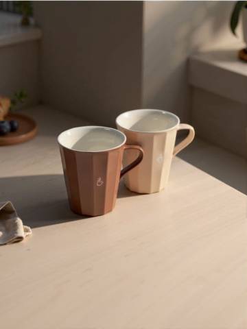 Кружки 2 упаковки - бежевий