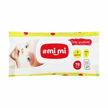 Детские влажные салфетки Handy Fresh Мі Мі с клапаном, 78 шт Детские влажные салфетки Handy Fresh Мі Мі с клапаном, 78 шт