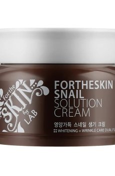Крем для лица Fortheskin Snail Solution Cream с муцином улитки, 100 мл