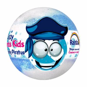 Бомба для ванны Rainbow Crazy Bombs Kids Веселый пират, с сюрпризом, 100 г Бомба для ванны Rainbow Crazy Bombs Kids Веселый пират, с сюрпризом, 100 г