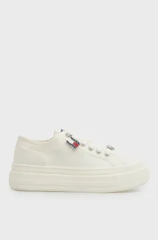 Женские белые кеды FLATFORM CHARMS Белый 38 Tommy Jeans EN0EN02959