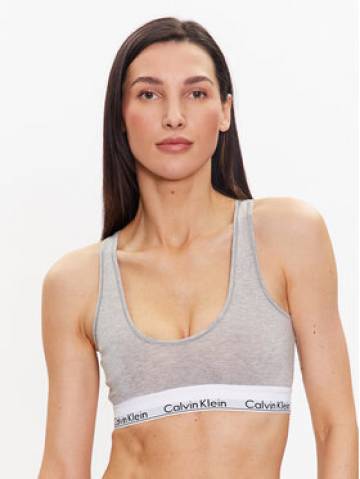 Calvin Klein Underwear Бюстгальтер-топ Unlined 000QF7214E Сірий Calvin Klein Underwear Бюстгальтер-топ Unlined 000QF7214E Сірий
