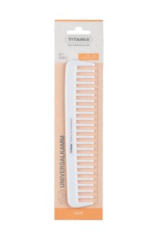 Гребень для волос Titania женский, белый (1814/6)
