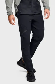 Мужские черные спортивные брюки UA FLEX WOVEN Черный S Under Armour 1352026-001