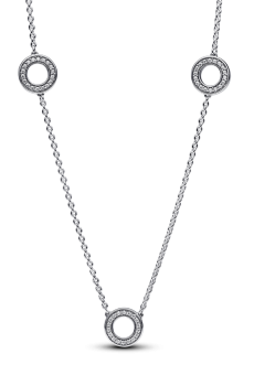 Намисто "Сяючі кола з паве"