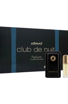 Парфюмированный набор мужской Armaf Club De Nuit Intense (духи, 12 мл + парфюмированное масло, 12 мл + мешочек + футляр)